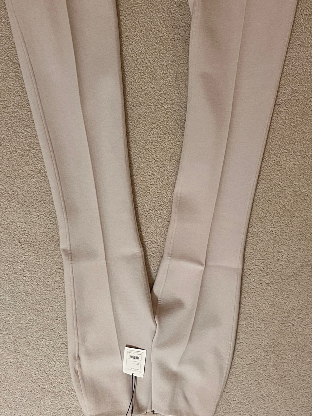 Theory Cream Wide-Leg Trousers - Picture 6 of 6